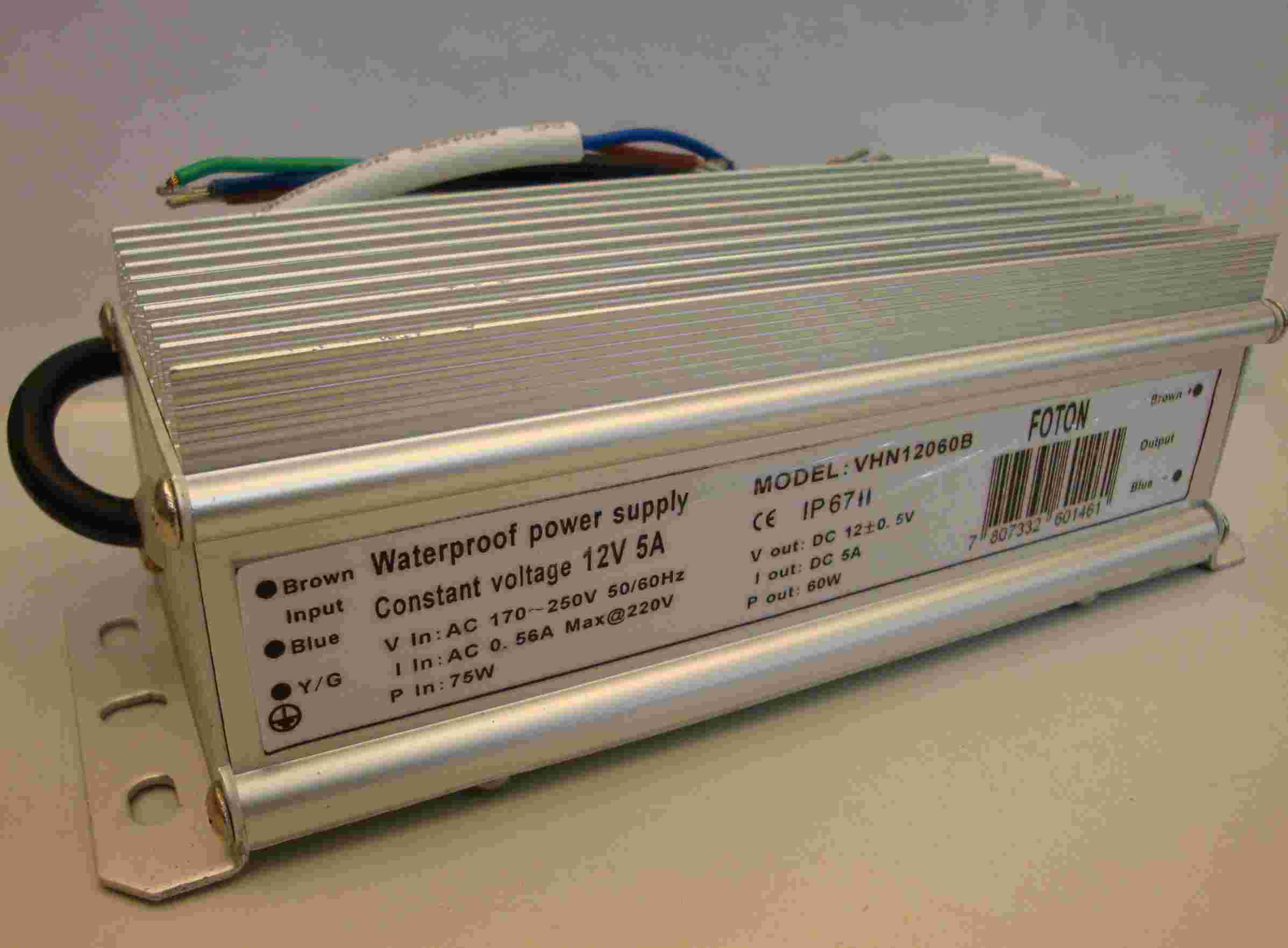 Foton | - OT =12V  60W  LED 170-250V transformator 12060 foton 857456